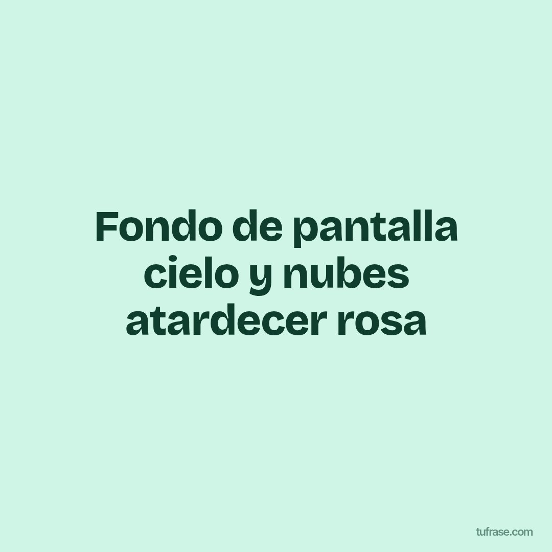 Fondo de pantalla cielo y nubes atardecer rosa