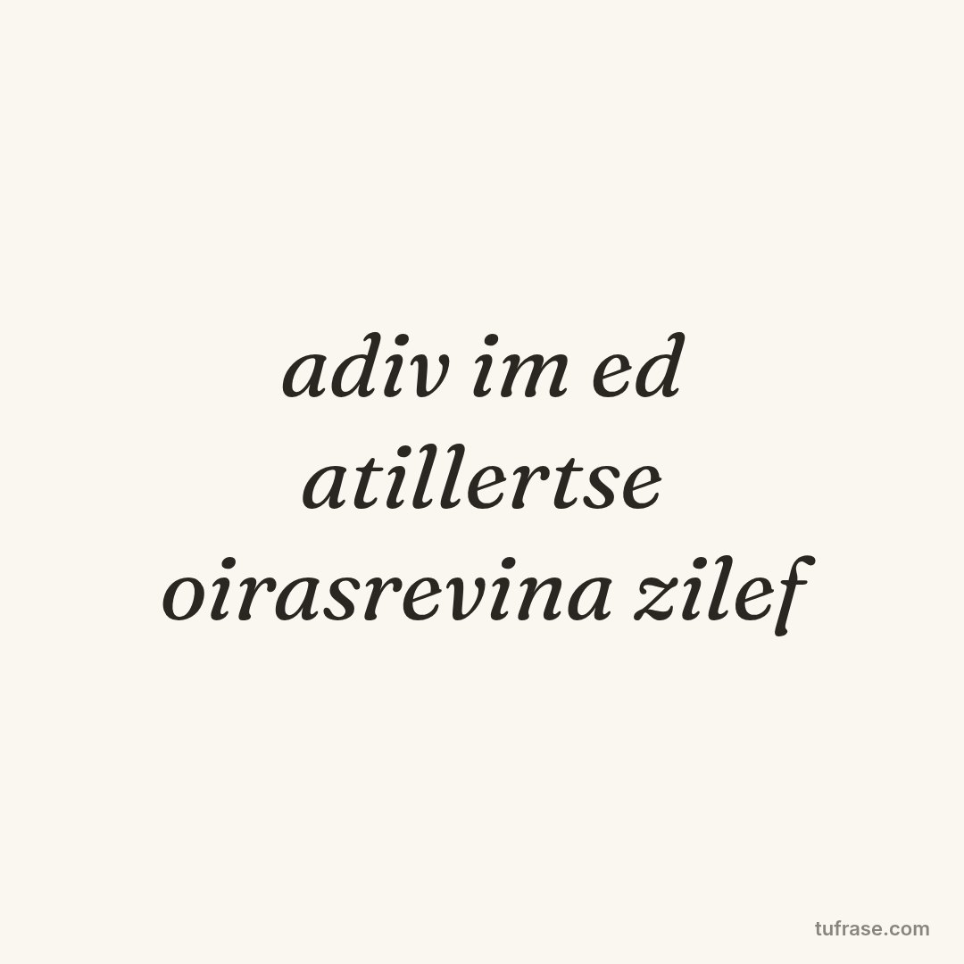 adiv im ed atillertse oirasrevina zilef