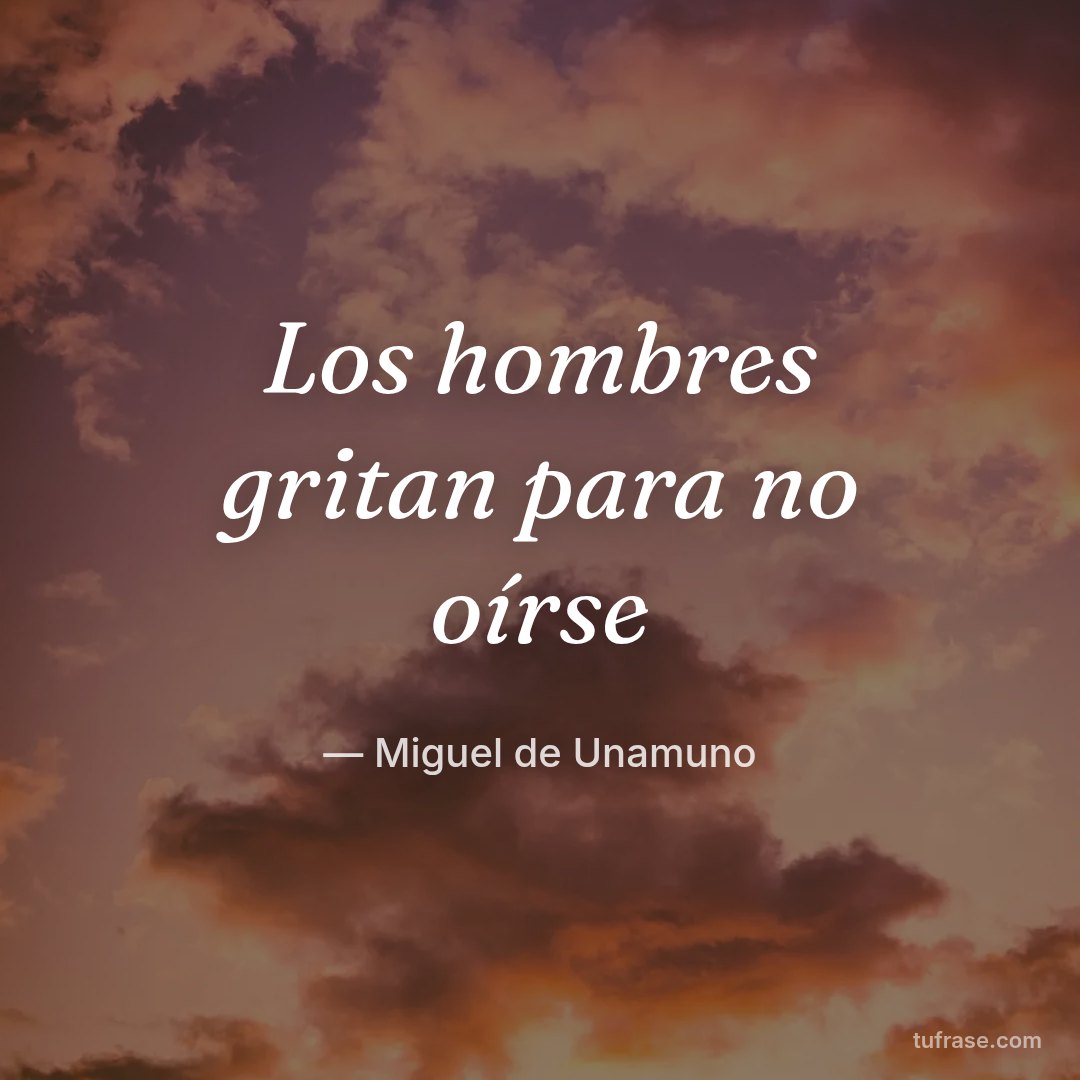 Los hombres gritan para no oírse