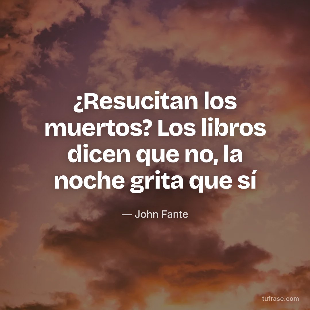 ¿Resucitan los muertos? Los libros dicen que no, la noche grita que sí