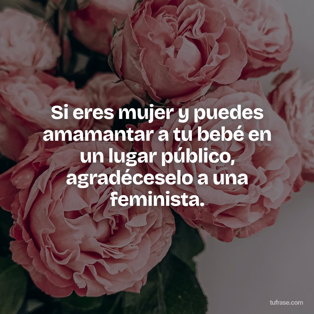 Si eres mujer y puedes amamantar a tu bebé en un lugar público, agradéceselo a una feminista.
