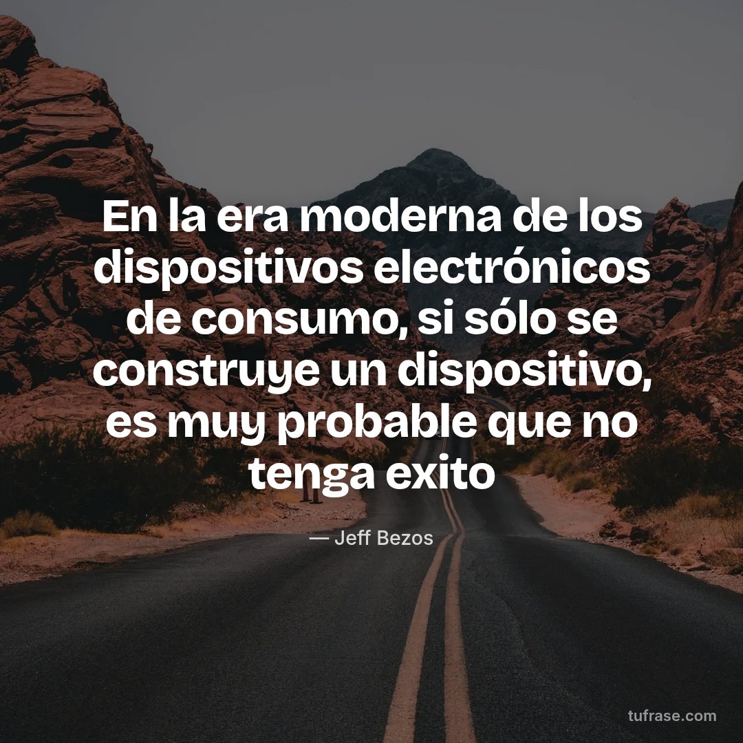 En la era moderna de los dispositivos electrónicos de consumo, si sólo se construye un dispositivo, es muy probable que no tenga exito