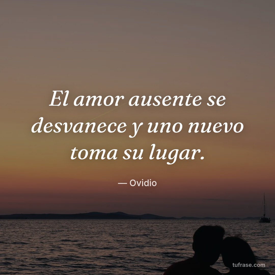 El amor ausente se desvanece y uno nuevo toma su lugar.