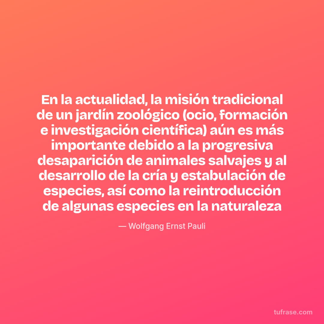 En la actualidad, la misión tradicional de un jardín zoológico (ocio, formación e investigación científica) aún es más importante debido a la progresiva desaparición de animales salvajes y al desarrollo de la cría y estabulación de especies, así como la reintroducción de algunas especies en la naturaleza
