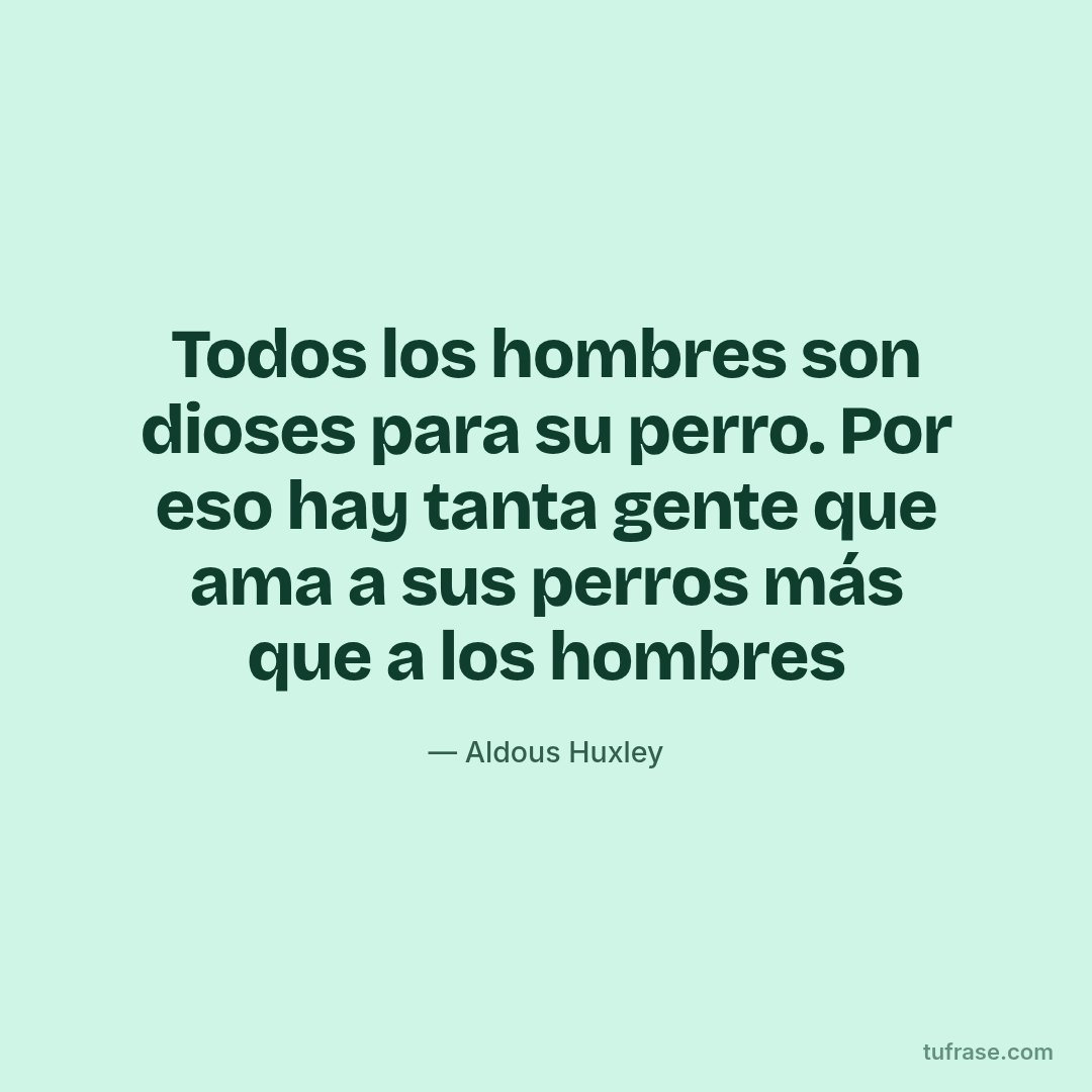 Todos los hombres son dioses para su perro. Por eso hay tanta gente que ama a sus perros más que a los hombres