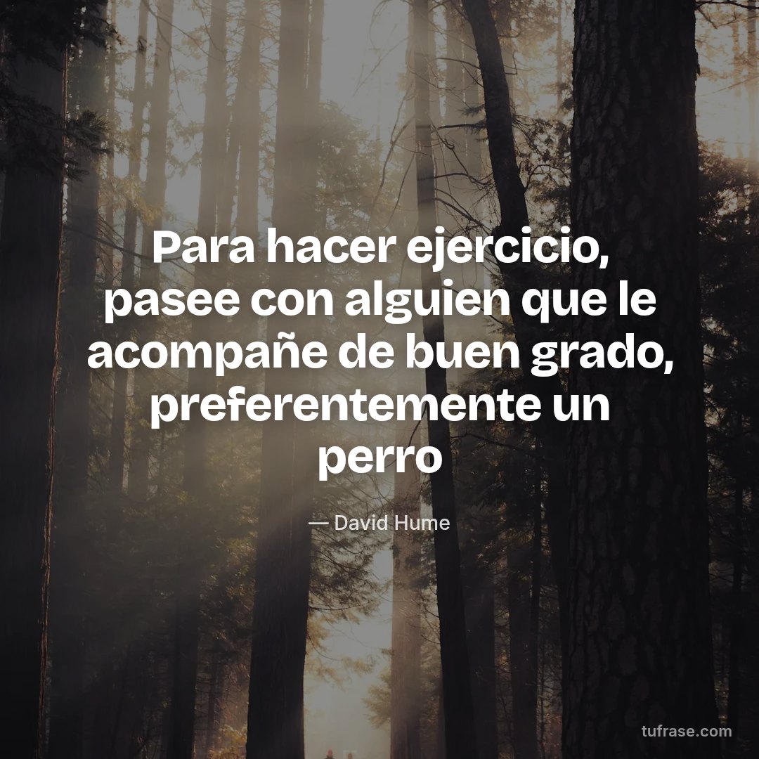 Para hacer ejercicio, pasee con alguien que le acompañe de buen grado, preferentemente un perro