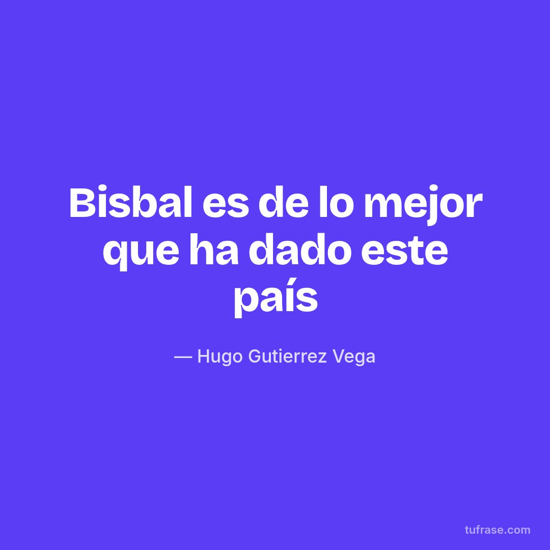 Bisbal es de lo mejor que ha dado este país