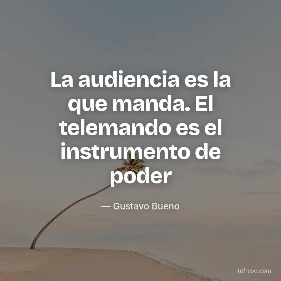 La audiencia es la que manda. El telemando es el instrumento de poder