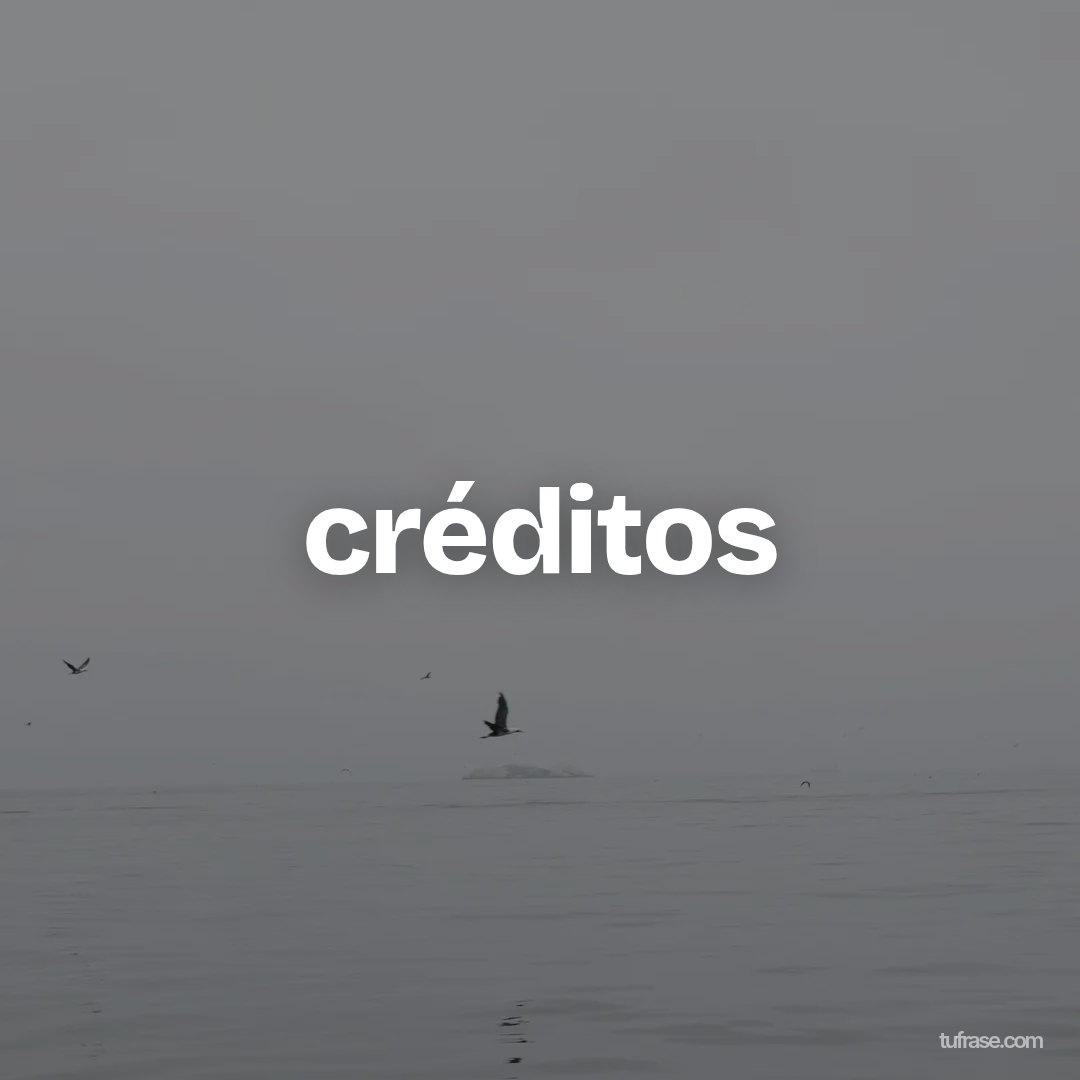 créditos
