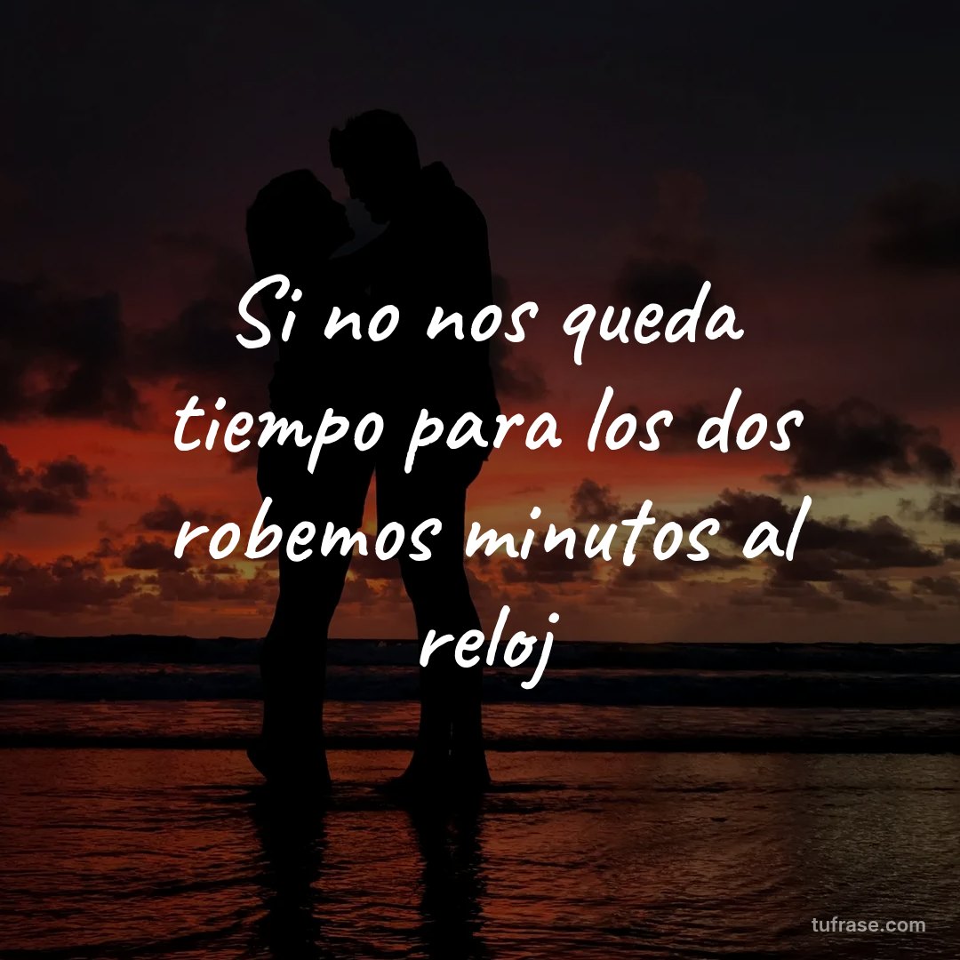 Si no nos queda tiempo para los dos robemos minutos al reloj