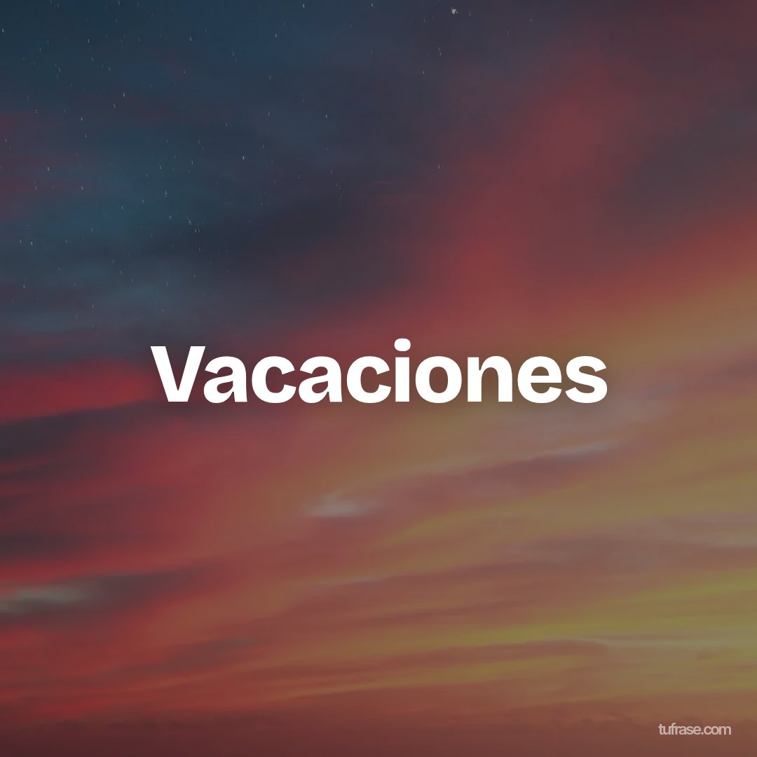 Vacaciones