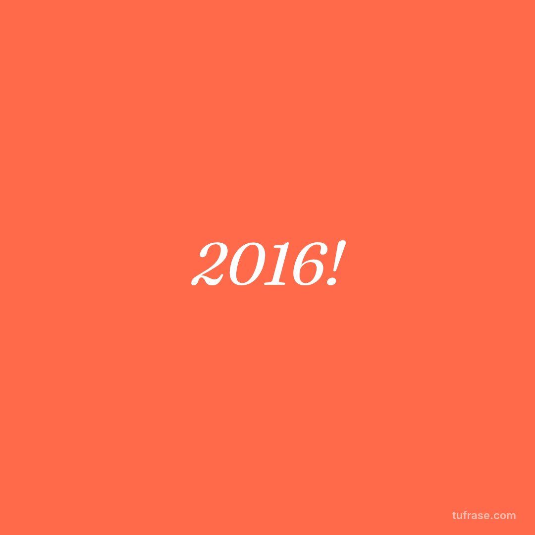 2016!