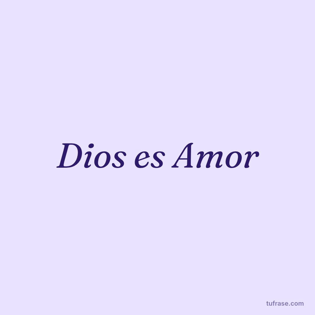 Dios es Amor