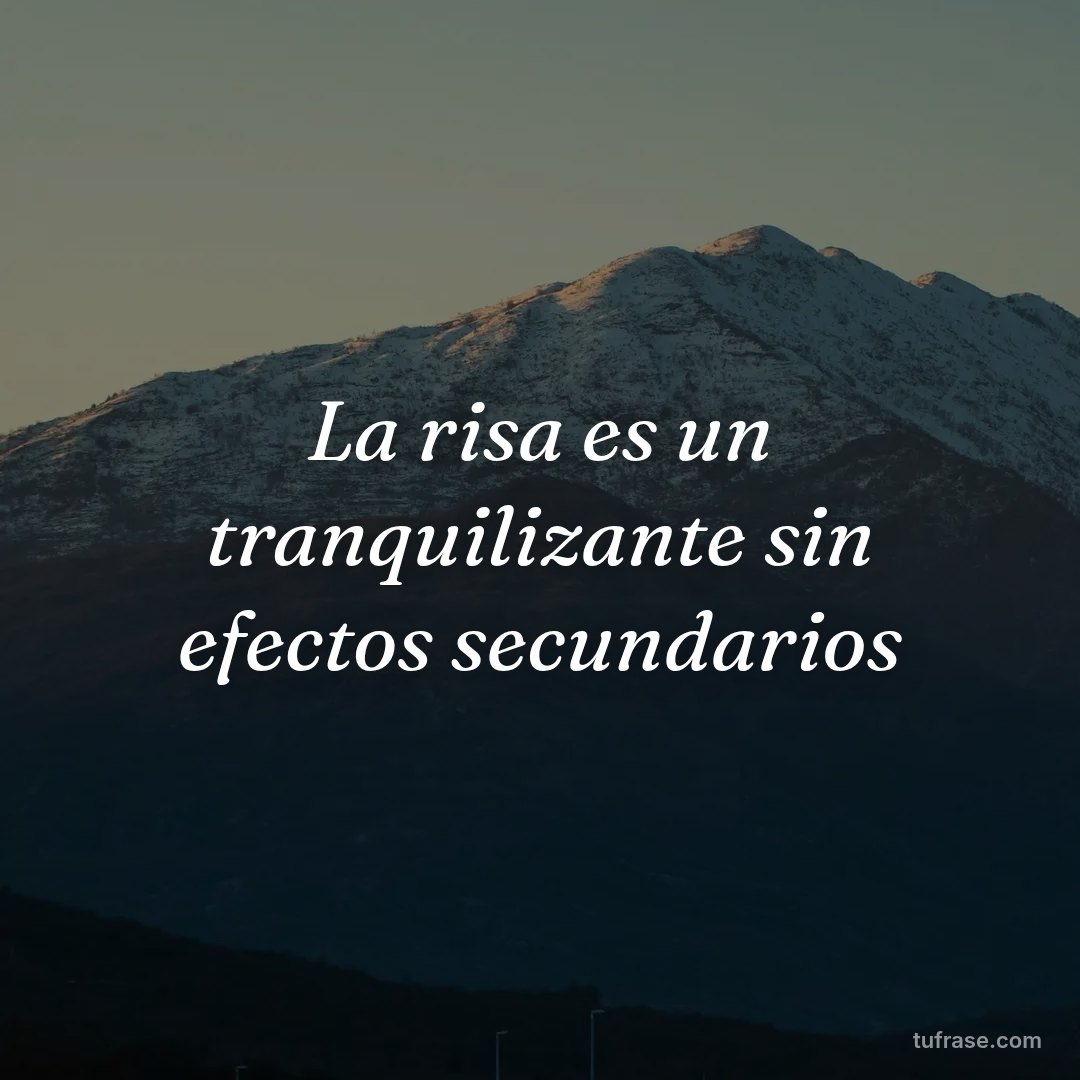 La risa es un tranquilizante sin efectos secundarios