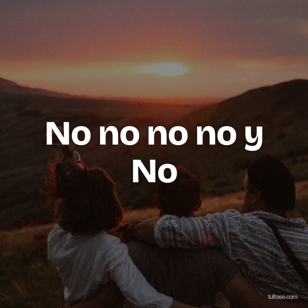 No no no no y No