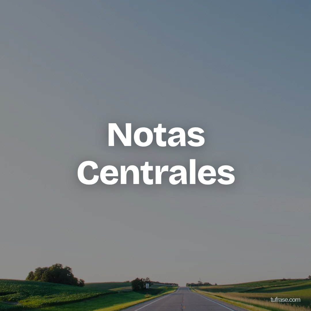 Notas Centrales