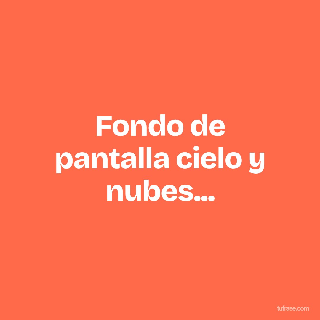 Fondo de pantalla cielo y nubes...