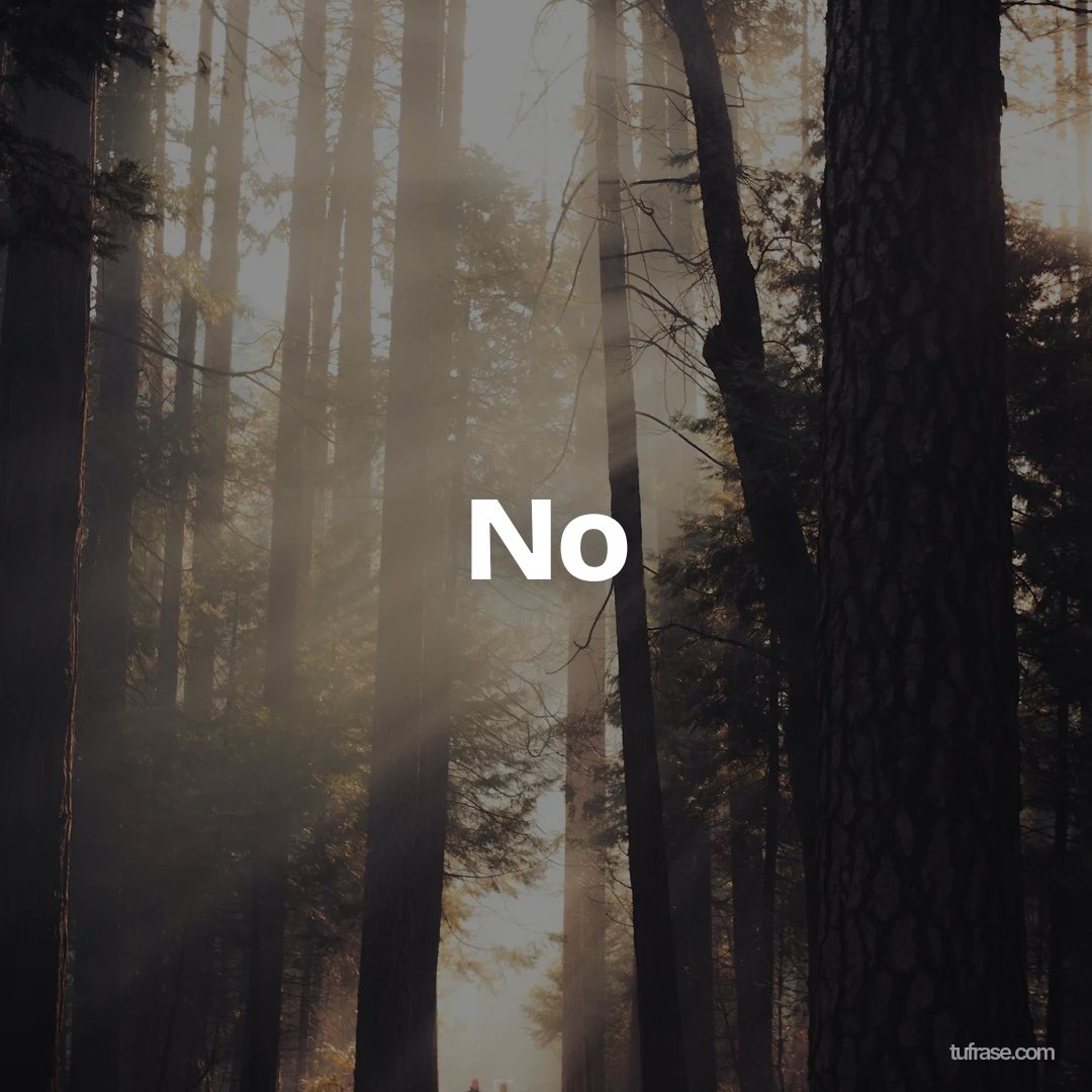 No