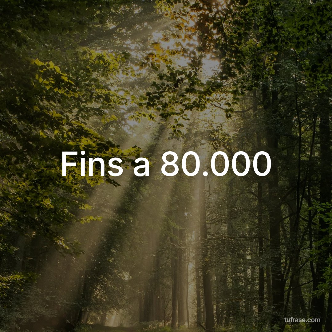 Fins a 80.000