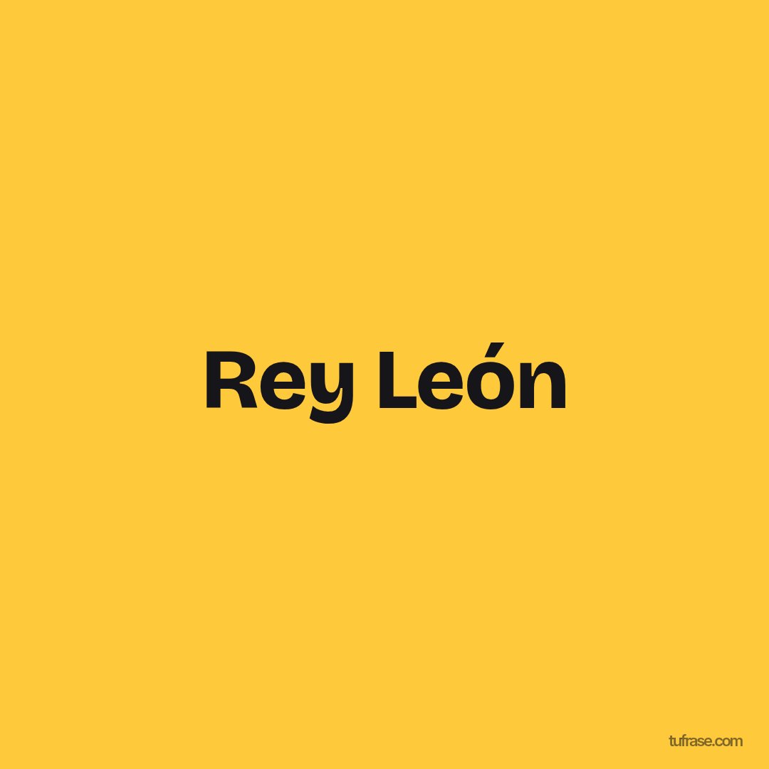Rey León