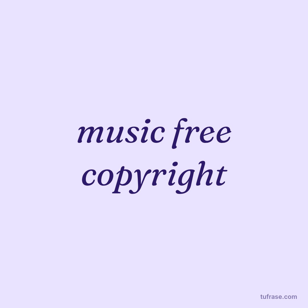 music free copyright