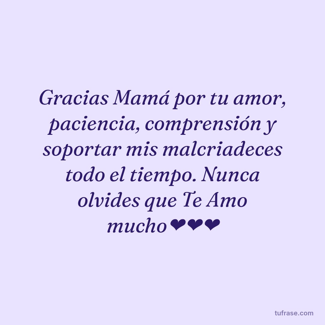 Gracias Mamá por tu amor, paciencia, comprensión y soportar mis malcriadeces todo el tiempo. Nunca olvides que Te Amo mucho❤❤❤