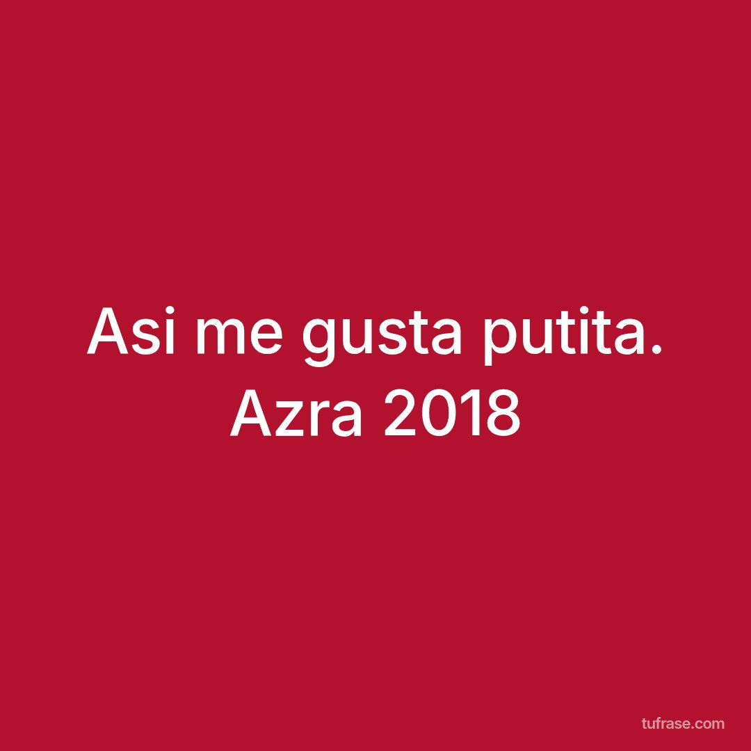 Asi me gusta putita. Azra 2018