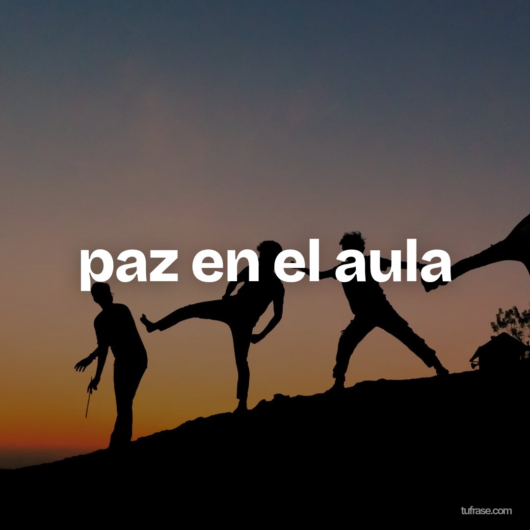 paz en el aula