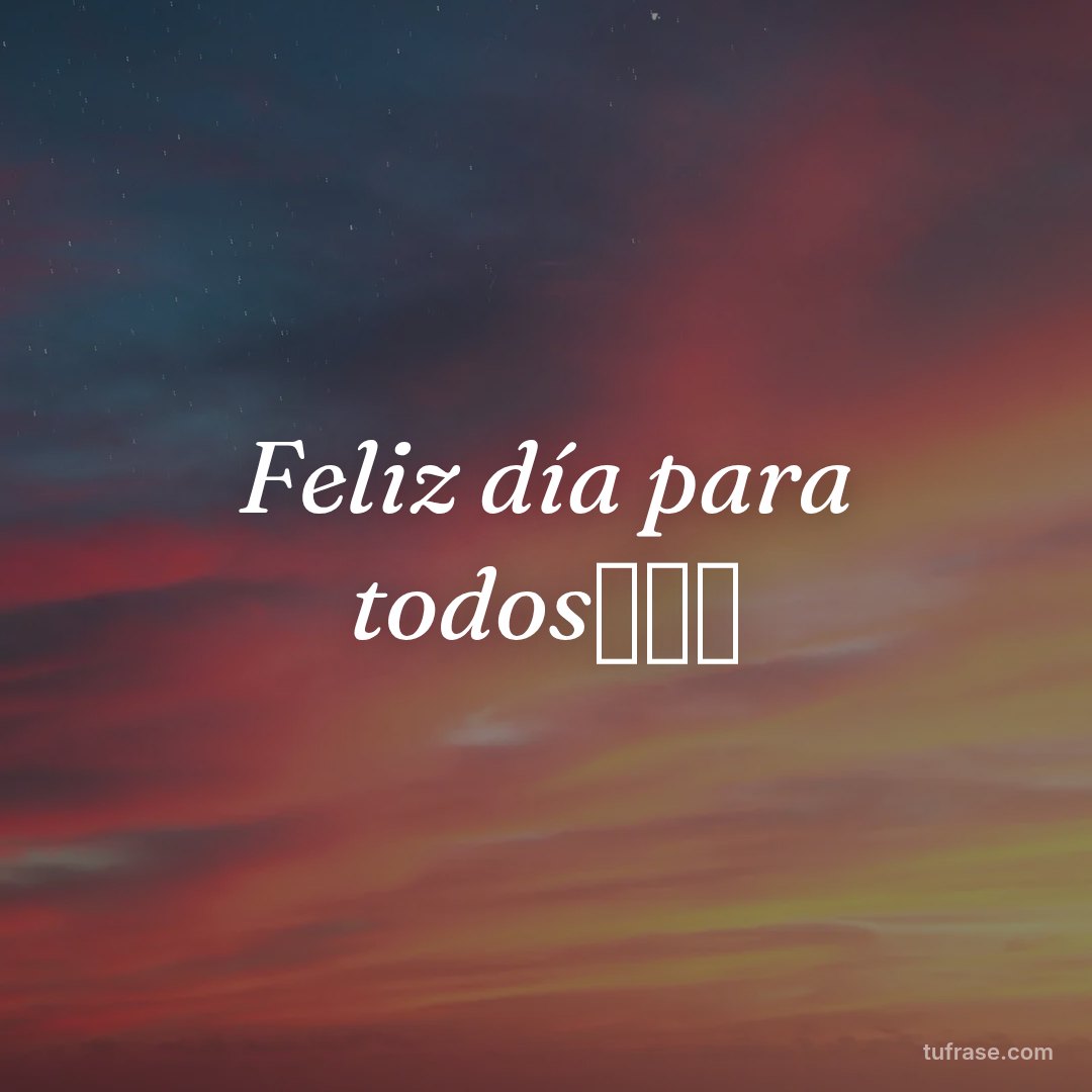 Feliz día para todos⚽⚽⚽