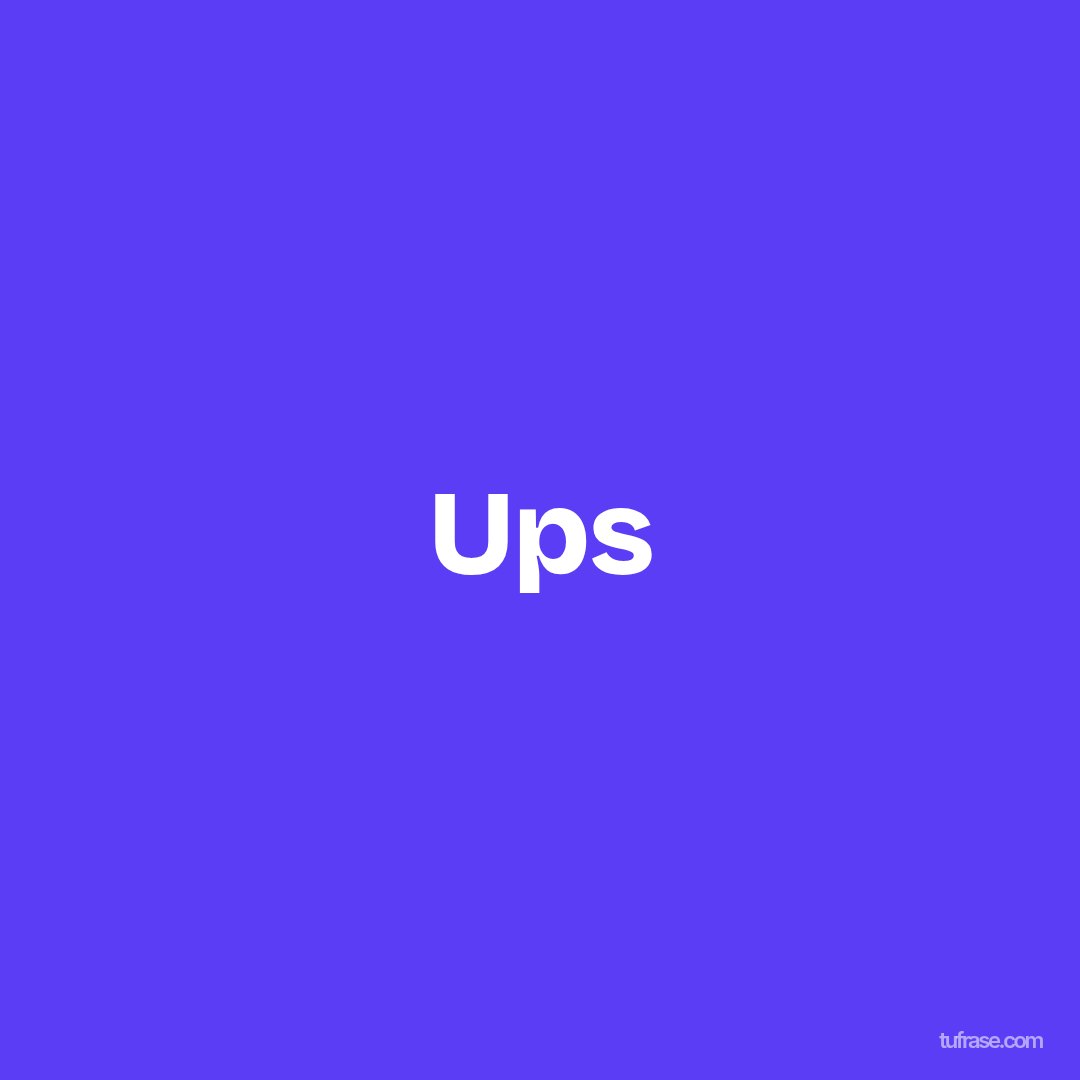 Ups