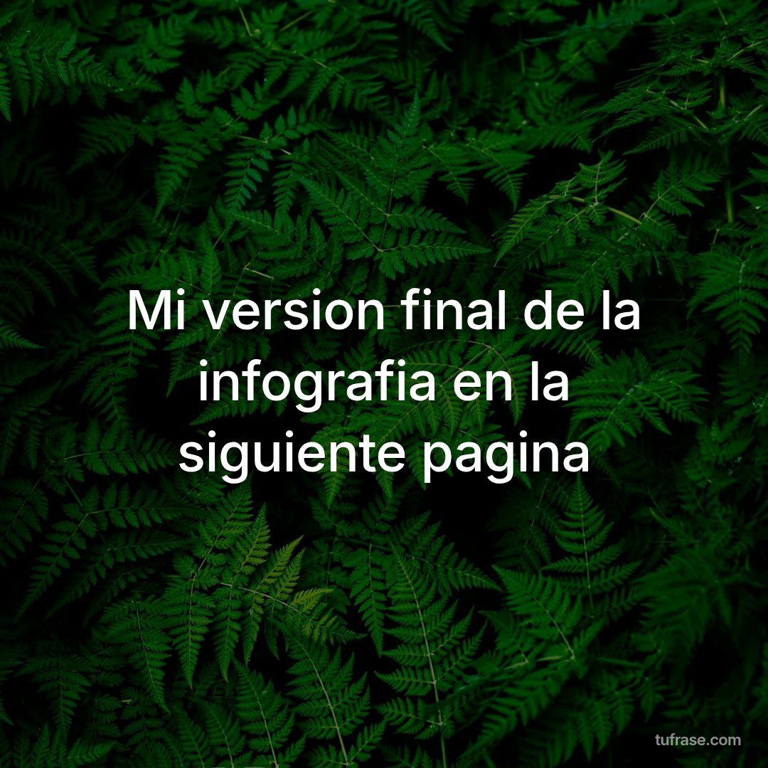 Mi version final de la infografia en la siguiente pagina