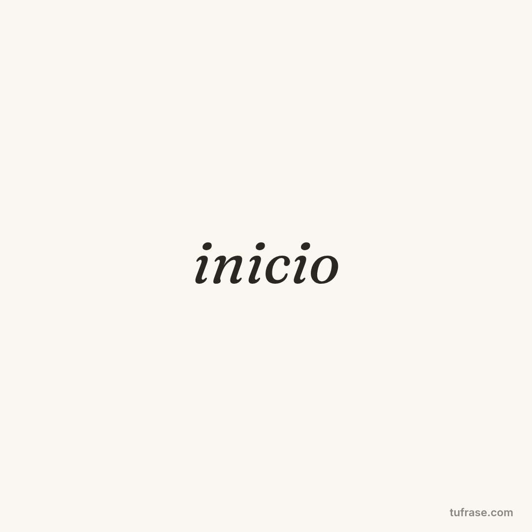 inicio