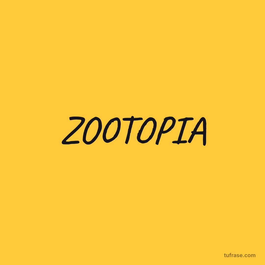 ZOOTOPIA
