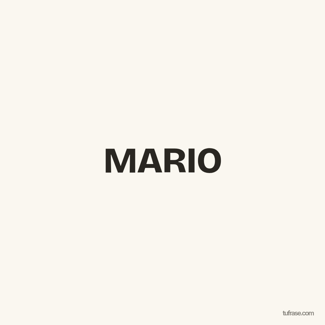 MARIO