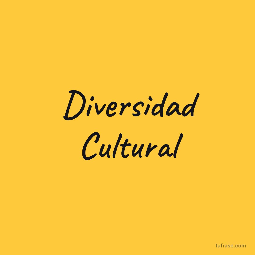 Diversidad Cultural