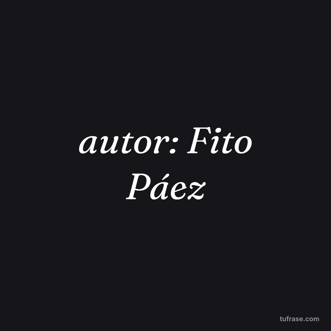 autor: Fito Páez