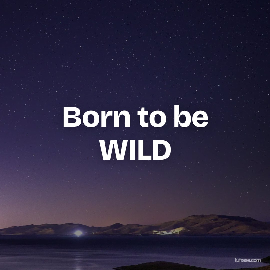 Born to be WILD