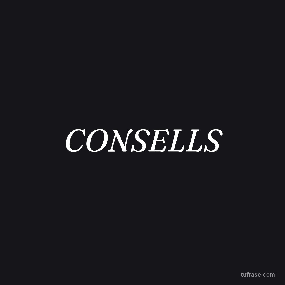 CONSELLS
