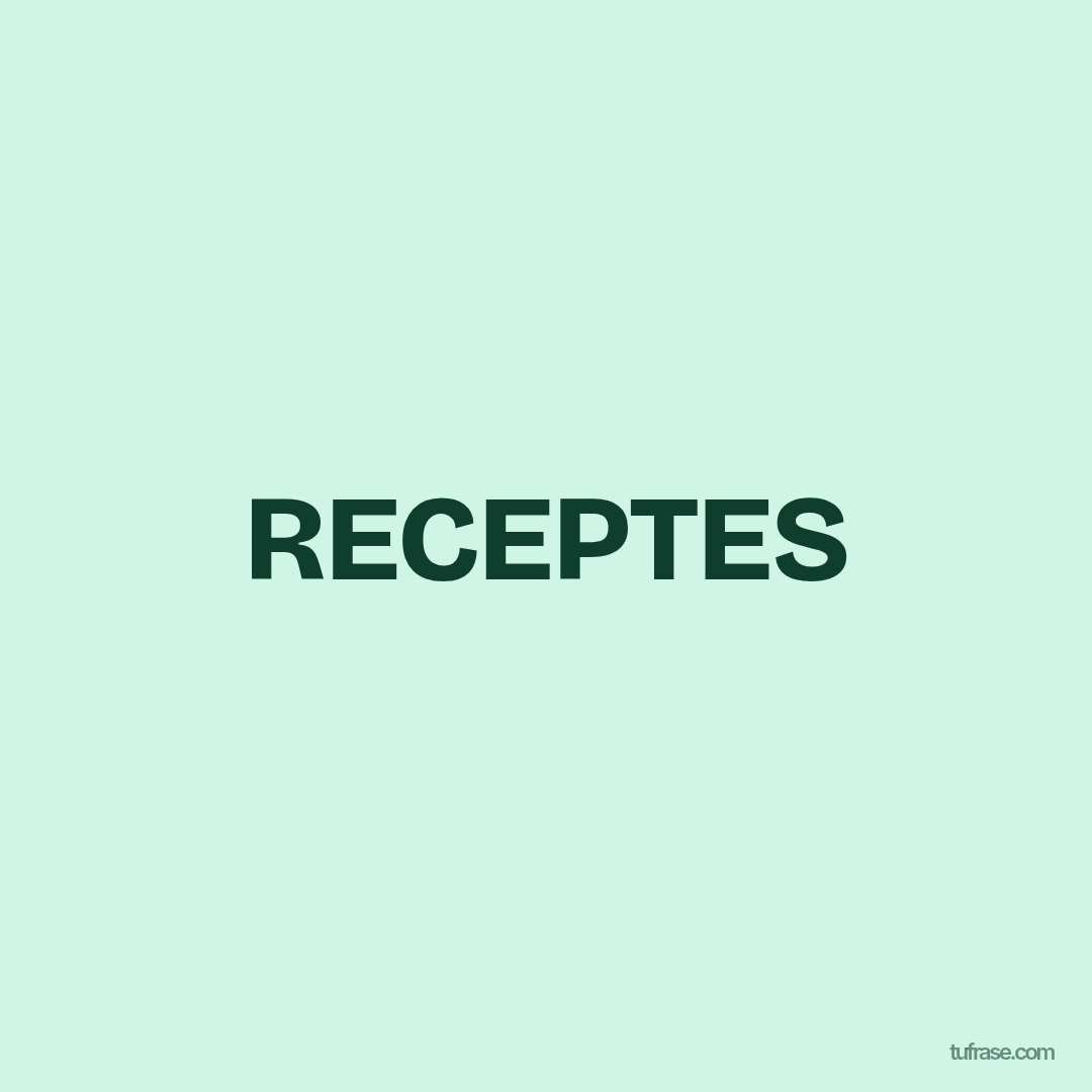 RECEPTES