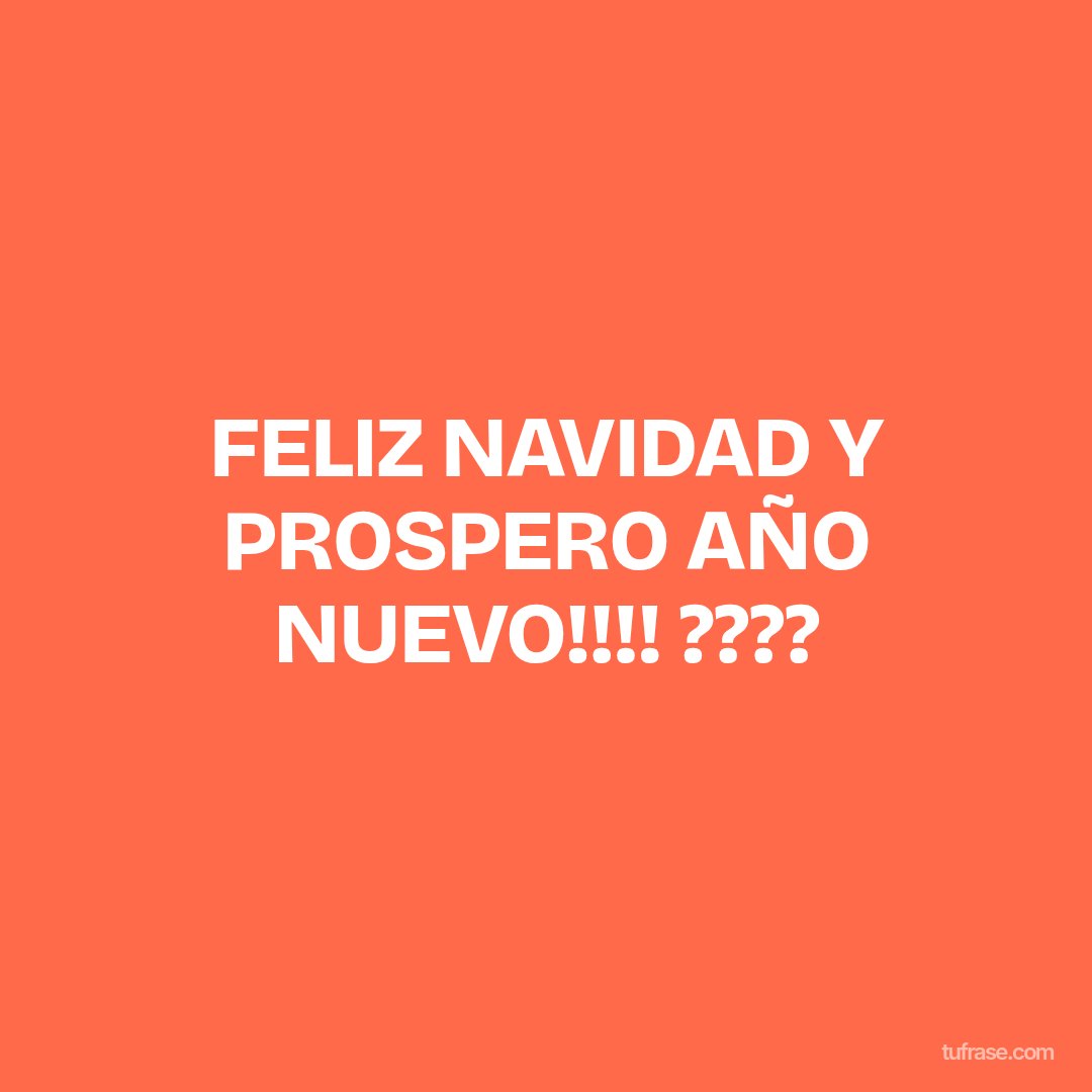 FELIZ NAVIDAD Y PROSPERO AÑO NUEVO!!!! ????