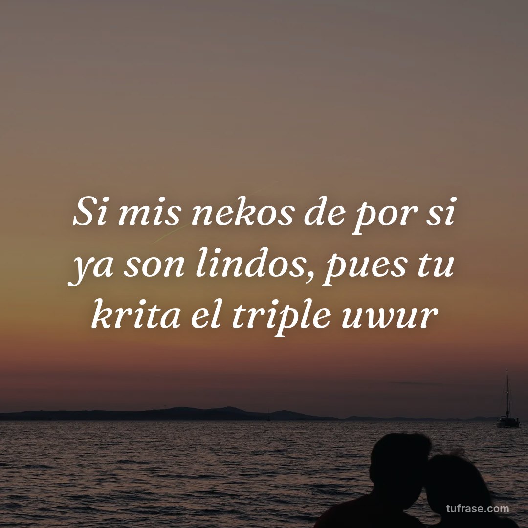 Si mis nekos de por si ya son lindos, pues tu krita el triple uwur