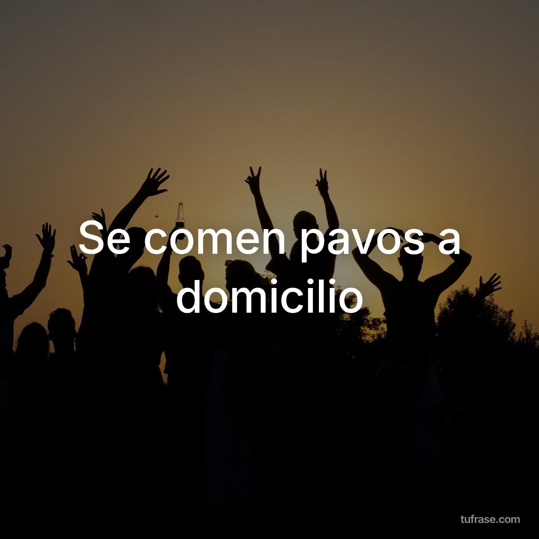 Se comen pavos a domicilio