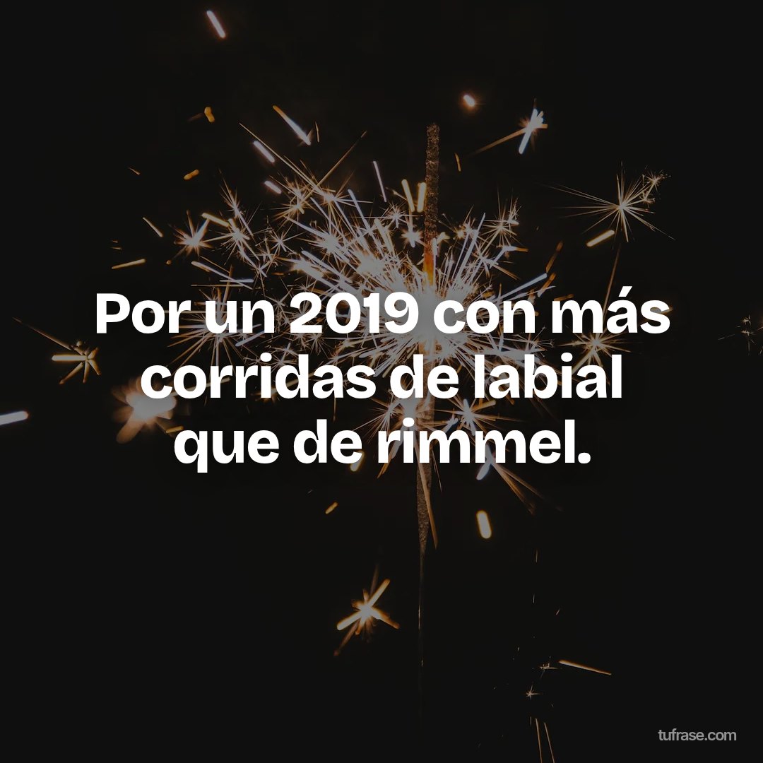 Por un 2019 con más corridas de labial que de rimmel.
