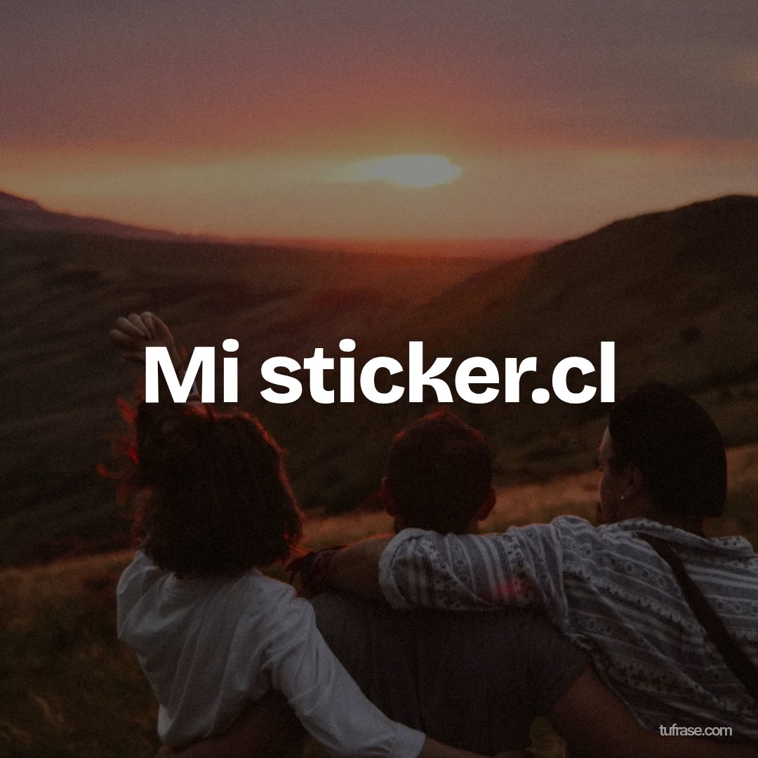 Mi sticker.cl