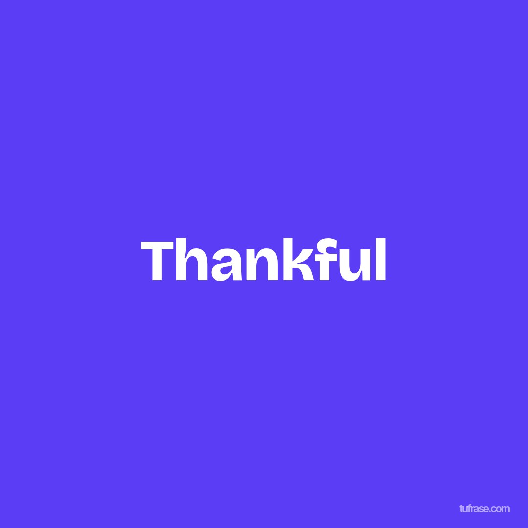 Thankful
