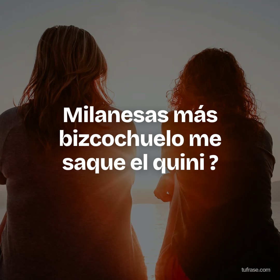 Milanesas más bizcochuelo me saque el quini ?