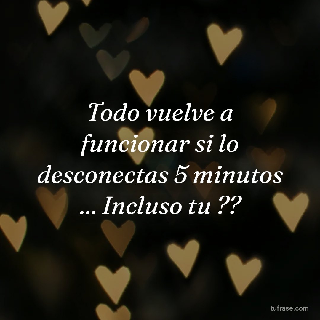 Todo vuelve a funcionar si lo desconectas 5 minutos ... Incluso tu ??