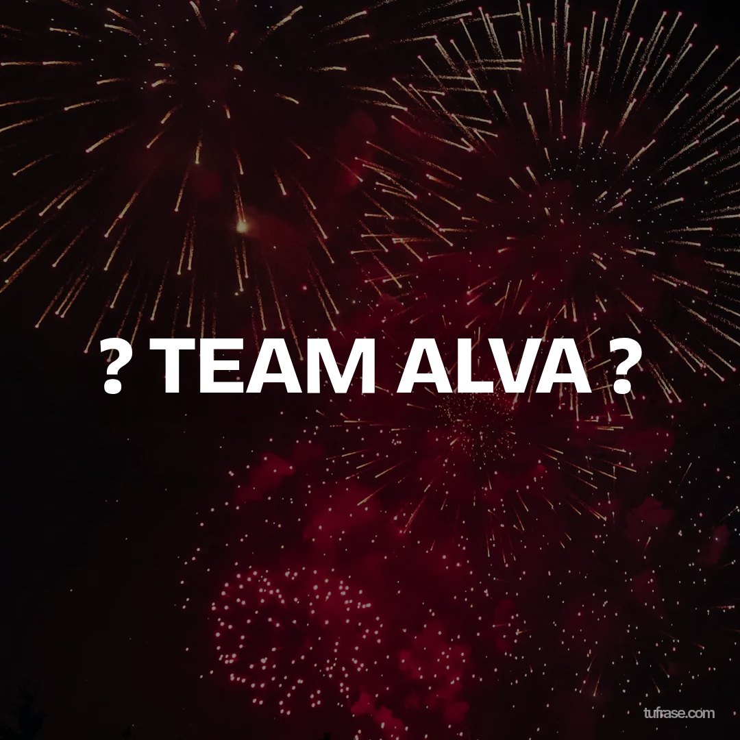 ? TEAM ALVA ?
