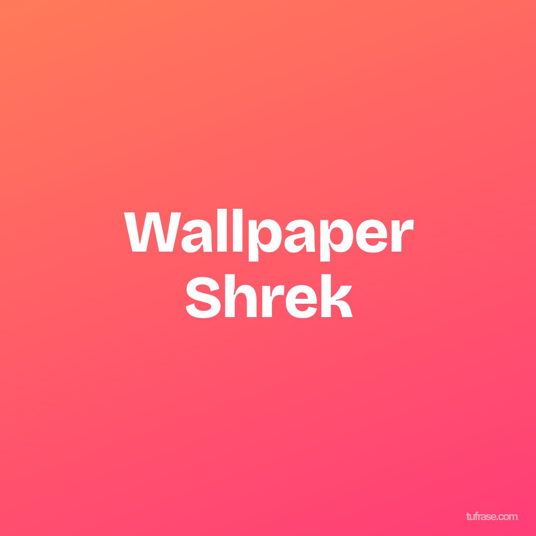 Wallpaper Shrek