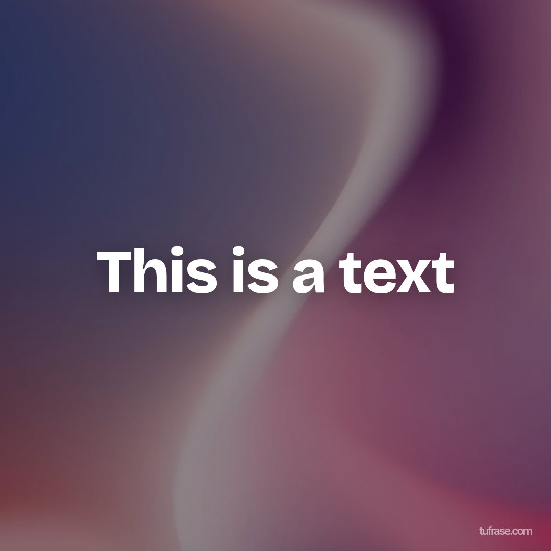 This is a text